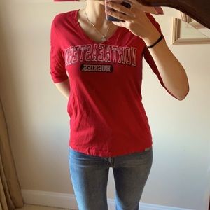 Northeastern University Women’s V-neck shirt